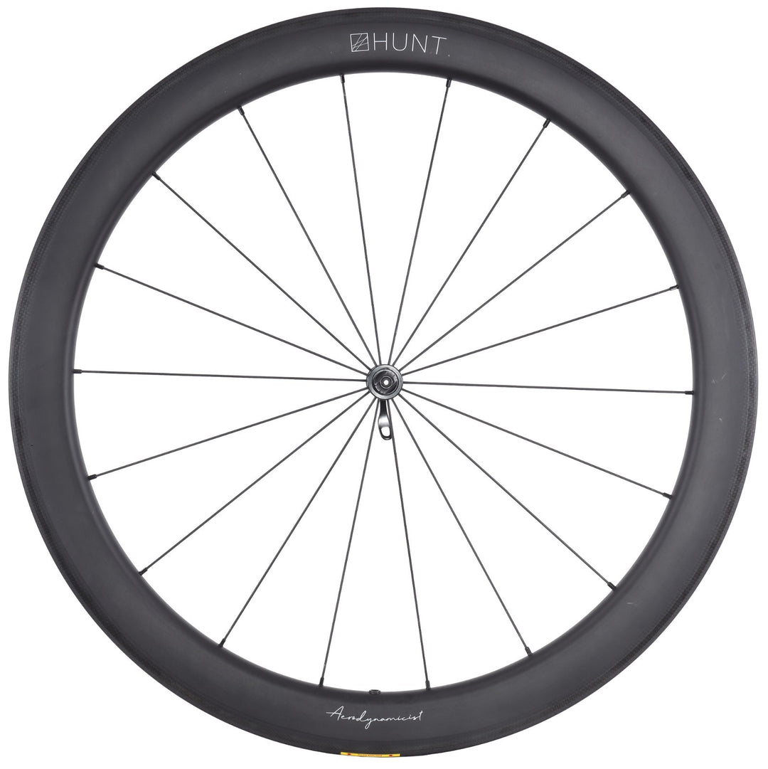 HUNT 54 Aerodynamicist Carbon Tubeless Road FRONT Wheel 700c QR Rim CeramicSpeed