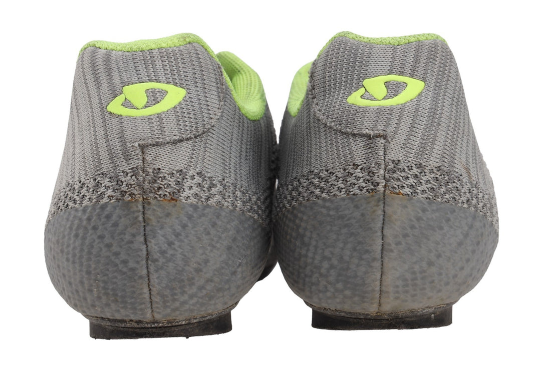 Giro Empire E70 Knit Carbon Road Bike Shoes EU 42.5 US Men 9.5 Grey 3 Bolt Lace