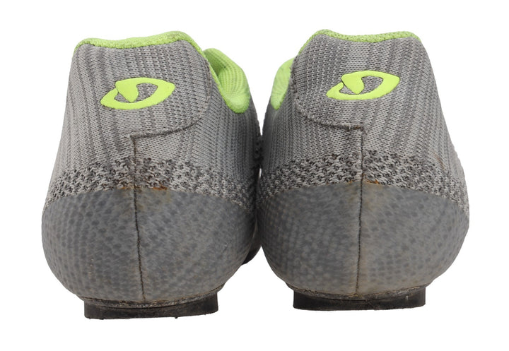 Giro Empire E70 Knit Carbon Road Bike Shoes EU 42.5 US Men 9.5 Grey 3 Bolt Lace