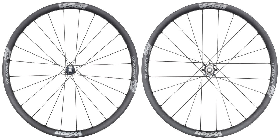 Vision TriMax AGX i23 Alloy Disc Tubeless Gravel Wheelset CL SRAM XDR 12 Sp 700c
