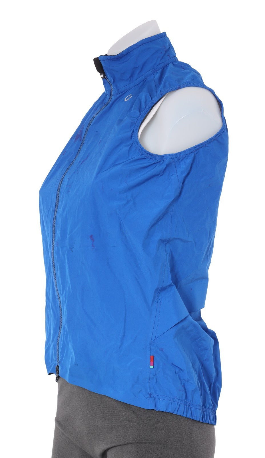 Velocio Ultralight Rain Vest Women SMALL Blue Road Bike Gravel Mountain
