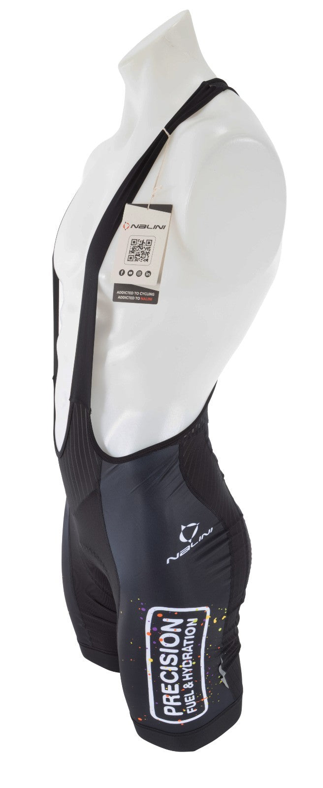 Nalini Precision Fuel & Hydration Bib Shorts Men SMALL Black Road Bike Cycling