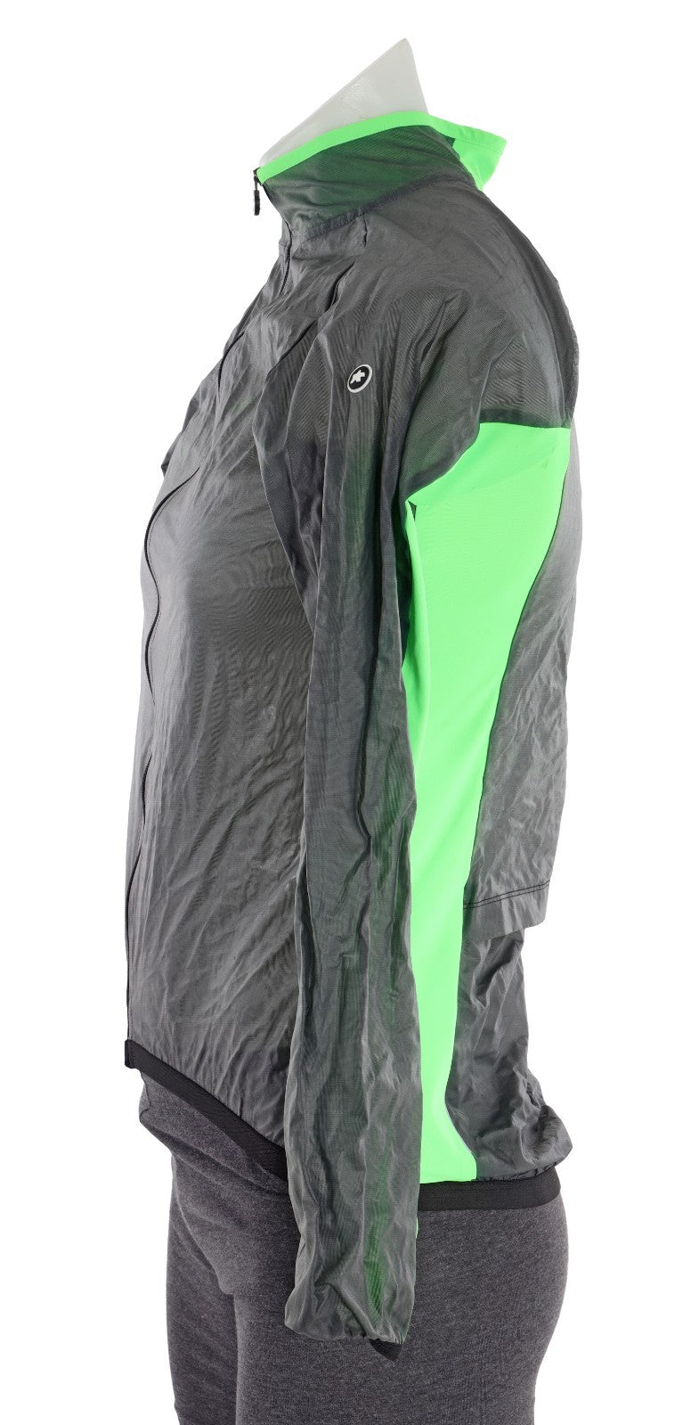 Assos Mille GT Clima Jacket Women SMALL Black Road Bike Wind Packable Rain Shell