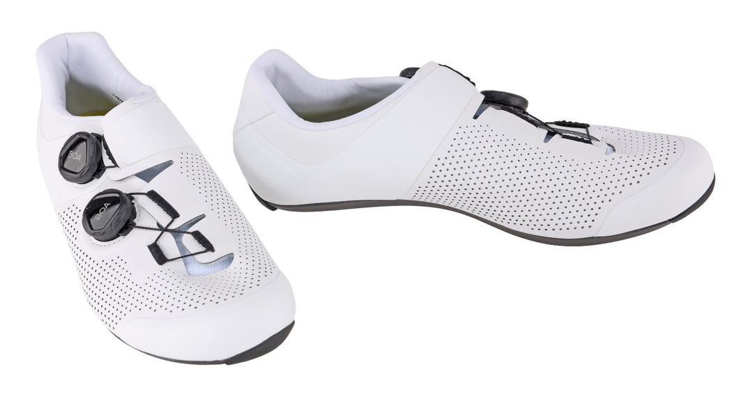 Pearl Izumi PRO Road Carbon Bike Shoes EU 41 US 7.75 BOA Wire 3-Bolt WHITE