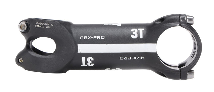 3T ARX-PRO Alloy Road Bike Stem 31.8 x 100mm 6º BLACK 1 1/8" Gravel Race