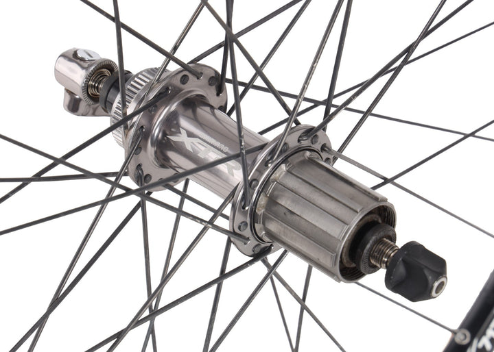 Mavic X717 Disc 26" XTR M965 Alloy Clincher Mtn Bike Wheelset Shimano 9/10 Sp QR