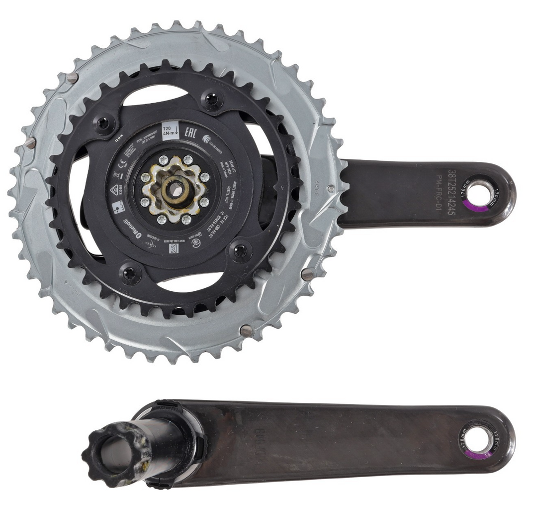 SRAM Force D1 DUB AXS 2x 12s Power Meter Crankset 48/35T Quarq 170mm Gravel Bike