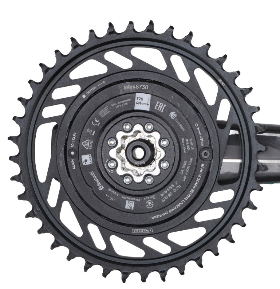 SRAM Red AXS XPLR E1 DUB Wide 1x 13 Spd Carbon Power Meter Crankset 172.5mm 40T