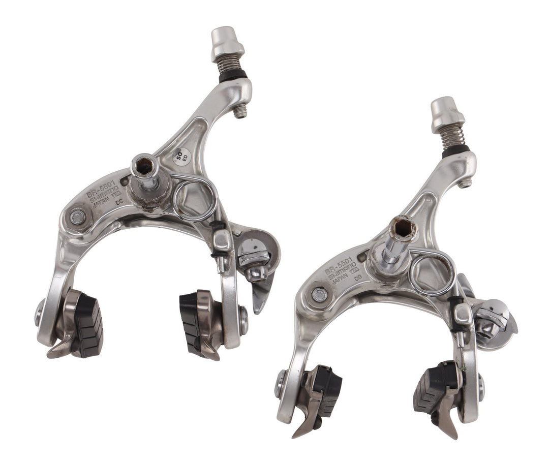 Shimano 105 BR-5501 Road Bike Dual Pivot Rim Brake Caliper Set SILVER F + R