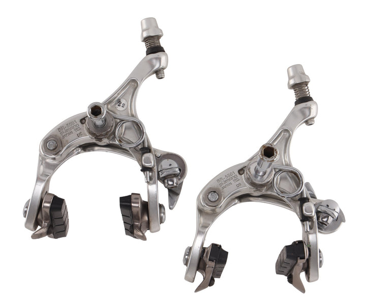 Shimano 105 BR-5501 Road Bike Dual Pivot Rim Brake Caliper Set SILVER F + R
