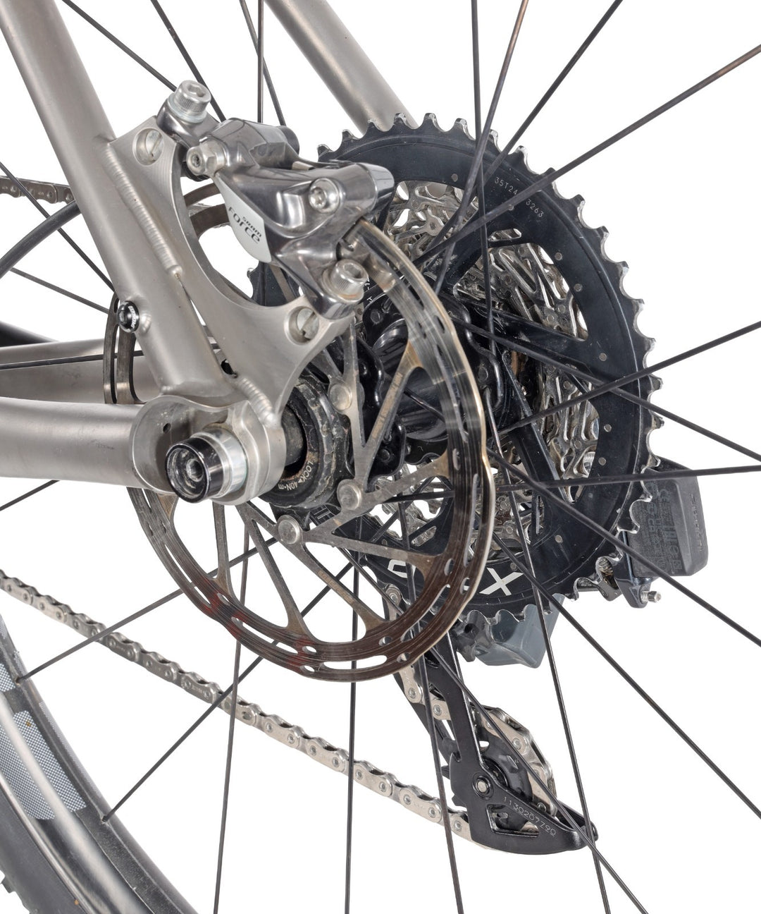 Saris Titanium 1x 12 Sp Road City eBike 52cm Bosch Power Class 3+ SRAM Force AXS