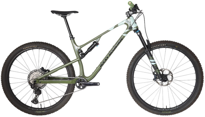 Rocky Mountain Element C70 Shimano 29" Carbon Mtn Bike 1x 12 Sp Green LG XT 2023