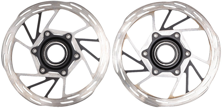 SRAM Paceline Road Bike Center Lock Disc Brake Rotors 160mm Rounded PAIR Gravel