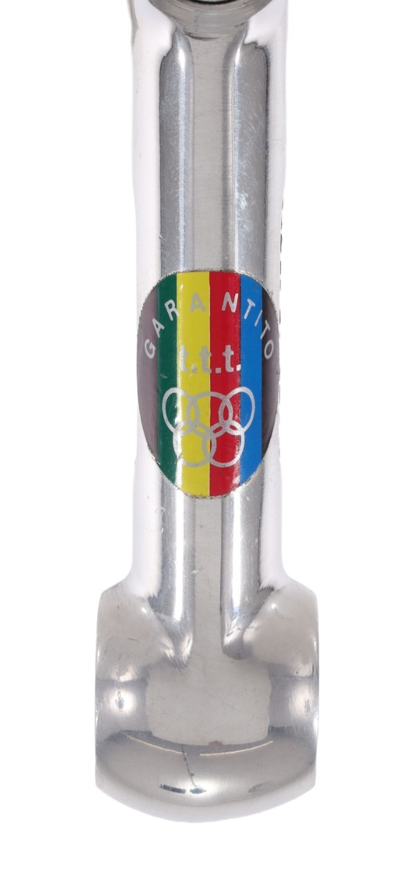 3ttt Gran Prix 1" Quill Alloy Road Bike Stem 25.4 x 100mm Silver Vintage Cycling