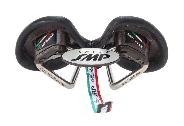 Selle SMP Vulkor Carbon Shell Road Bike Saddle 136mm BLACK 7 x 7mm AISI Steel