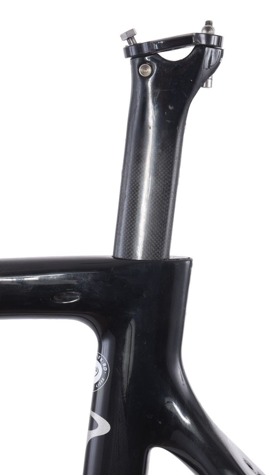 Pinarello Dogma F8 Carbon Road Bike Frameset 56cm Gloss BLACK 700c QR Italy 2015