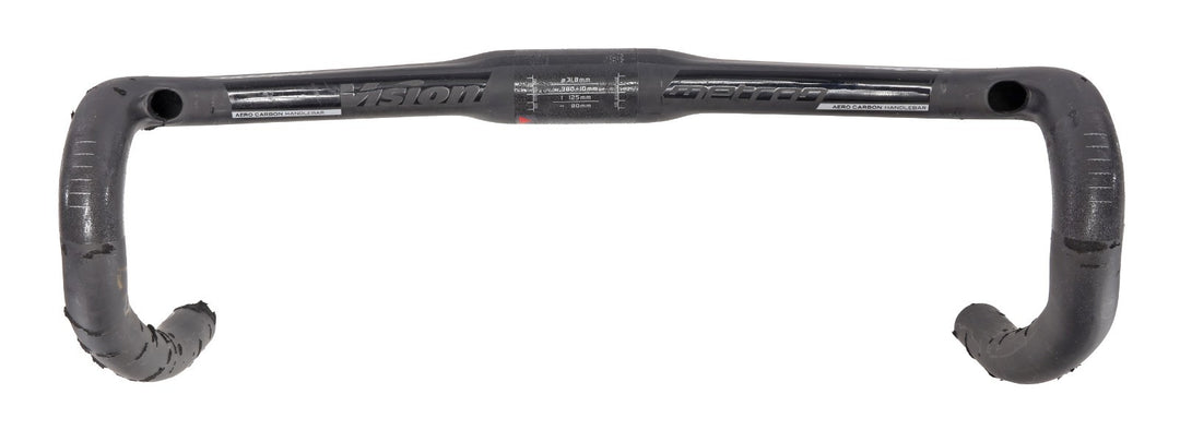 Vision Metron Flat Aero Carbon Drop Road Bike Handlebar 31.8 x 38cm Di2 Gravel