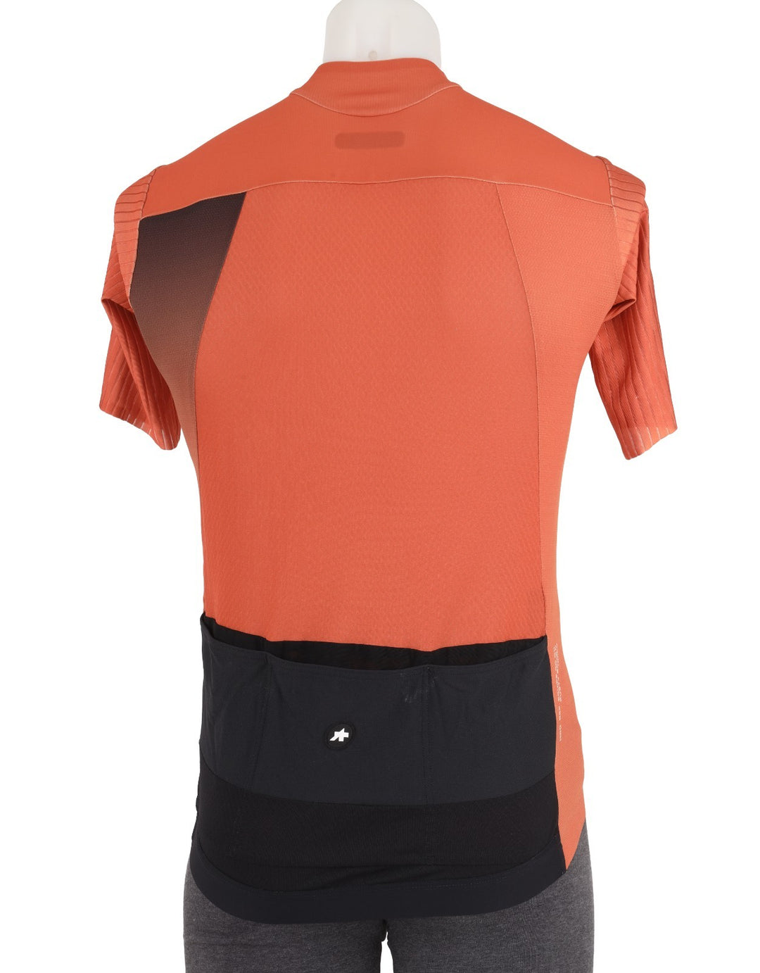 ASSOS Equipe RS Short Sleeve Cycling Jersey Men LARGE Orange Fade Road Bike