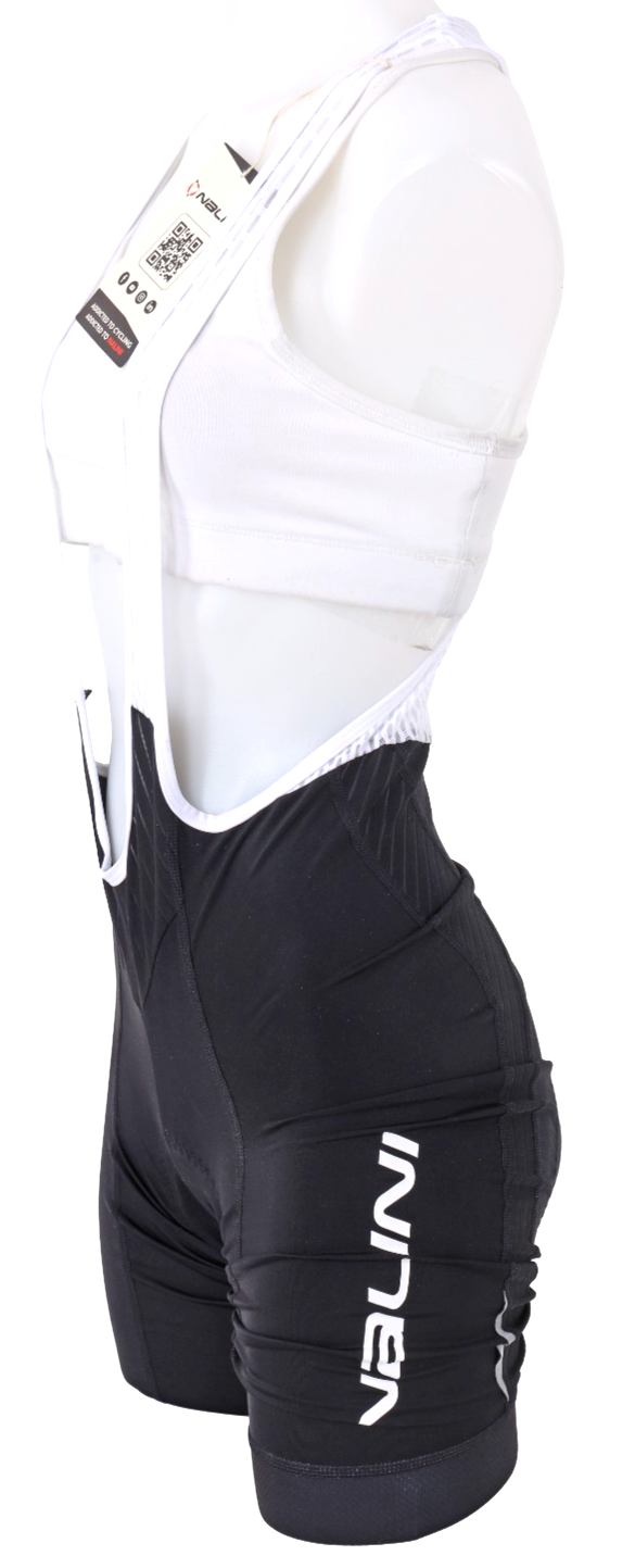 Nalini Linea Team Cycling Bib Shorts Women MEDIUM Black Road Bike Gravel