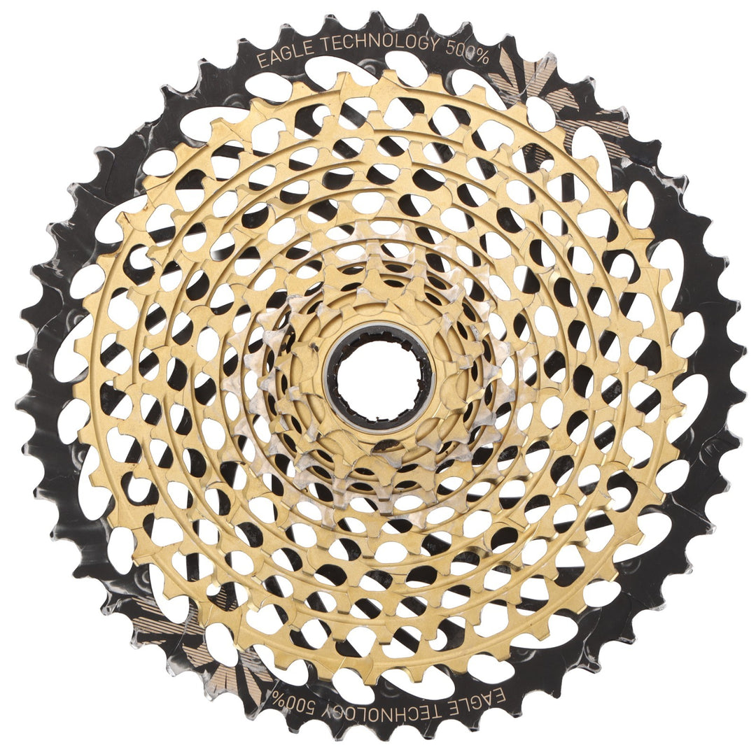 SRAM XX1 Eagle XG-1299 AXS 12 Spd Mountain Bike Cassette 10-50T GOLD XD 500% MTB