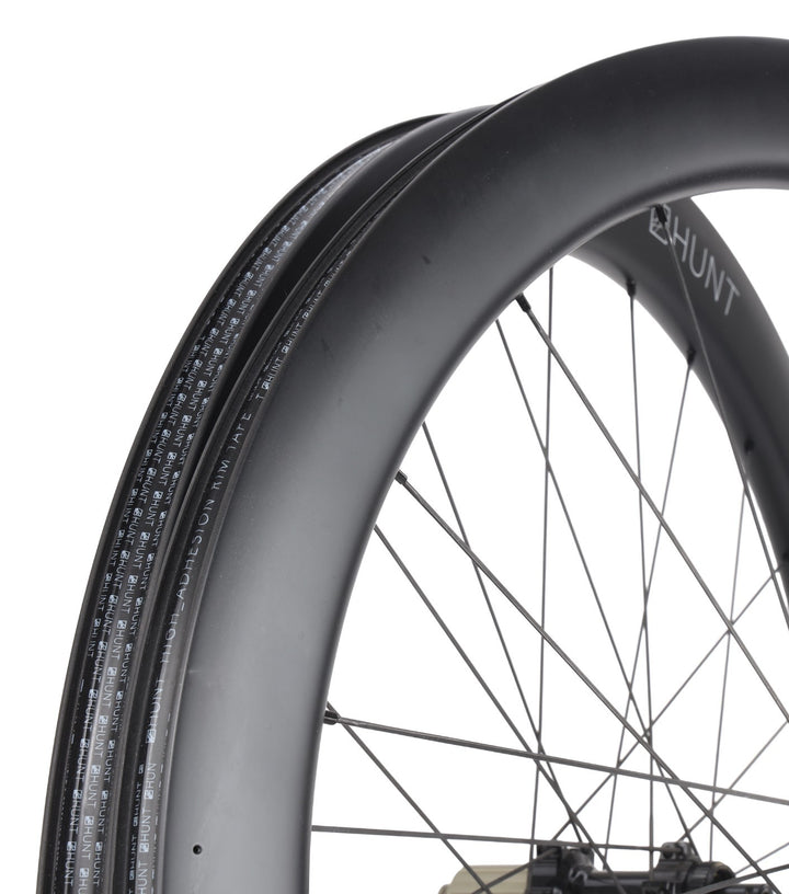 HUNT 54 Aerodynamicist Carbon CL Disc Tubeless Road Wheelset 11s 700c EZO Sprint