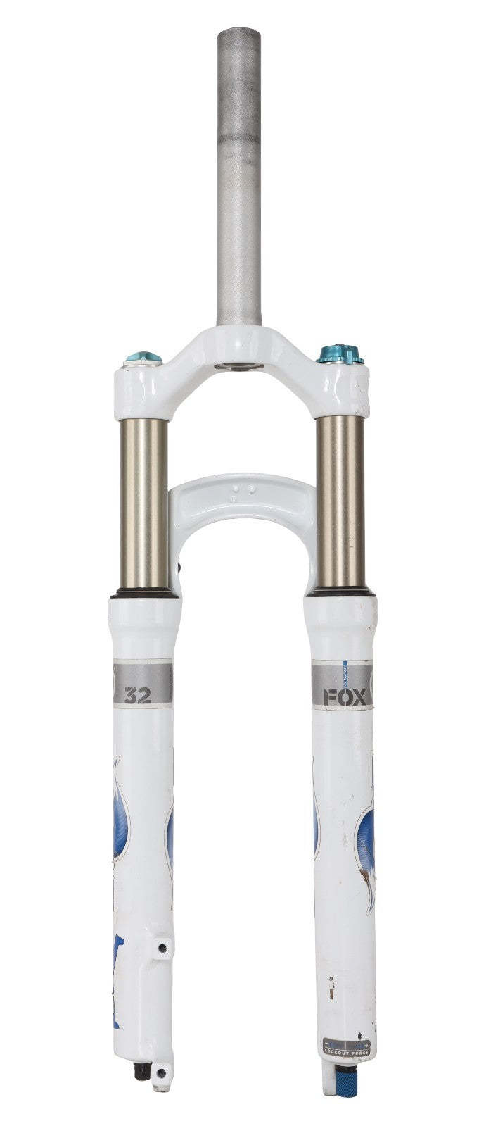 Fox Factory F Series RLC Disc 32 Mtn Bike Fork 26" 100mm Lockout WHITE QR MTB