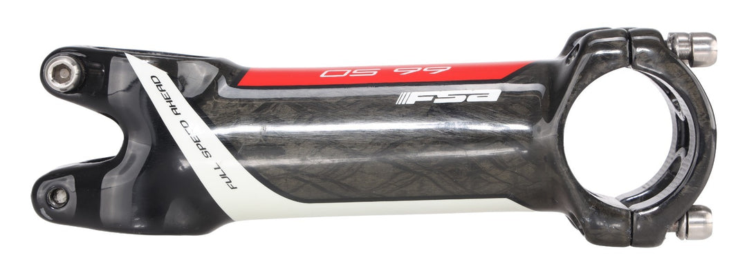 FSA OS-99 CSI Carbon Alloy Road Gravel Bike Stem 31.8 x 110mm 6º BLACK Ti Bolts