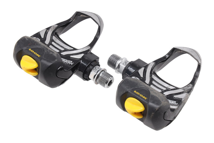 Look PP 396 Free-Arc Clipless Road Bike Pedals 3-Bolt Delta BLACK Alloy