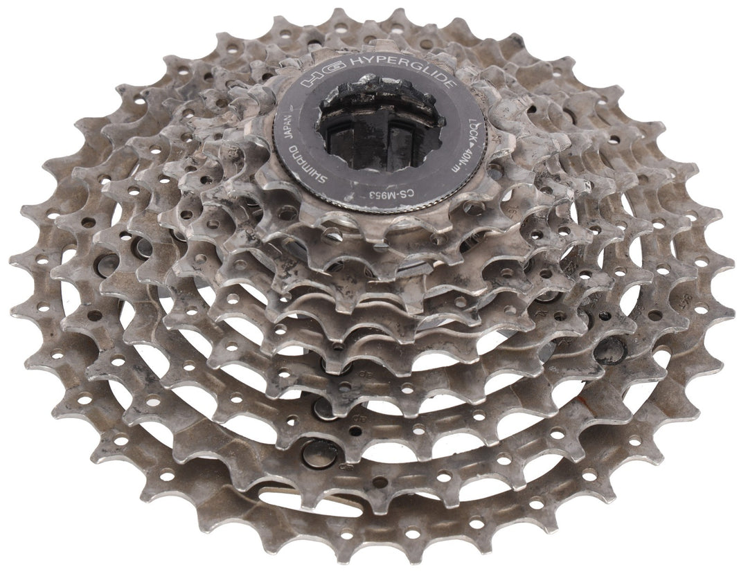 Shimano XTR CS-M953 Mountain Bike 9 Speed Cassette 12-34T Type-AP HG Titanium XC