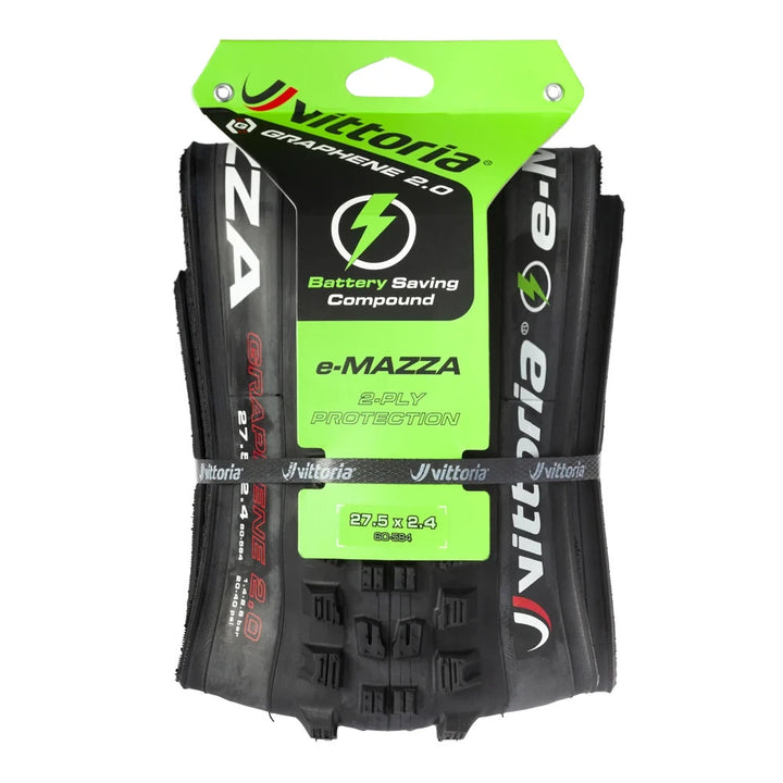 Vittoria Mazza Tubeless Mountain Bike Tire 27.5 x 2.4" Graphene 2.0 e-Mtn MTB