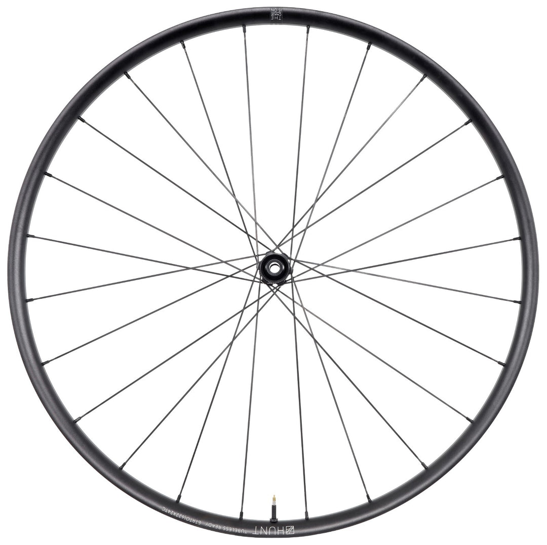 HUNT Gravel Race Alloy CL Disc Tubeless 12x 100mm FRONT Wheel 700c Road Bike CX