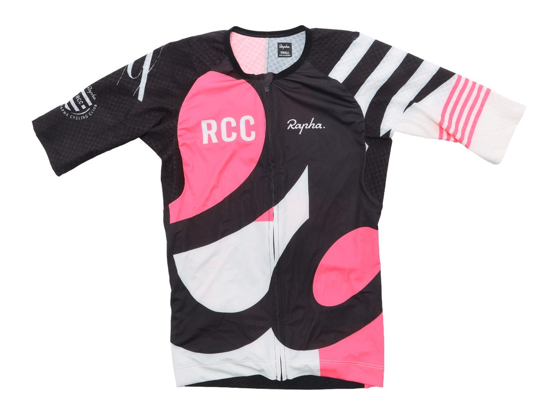 Rapha RCC David Carson Pro Team Aero Short Sleeve Cycling Jersey Men SMALL Bike