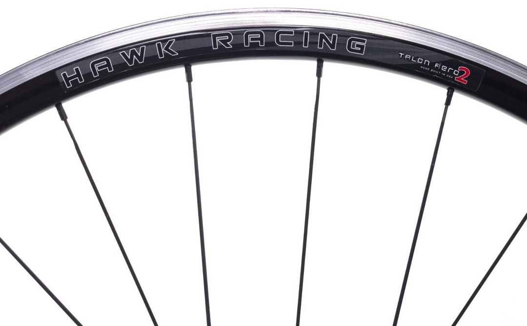 Hawk Racing Talon Aero 2 Alloy Clincher 11 Spd Wheelset 700c Rim QR Shimano Road