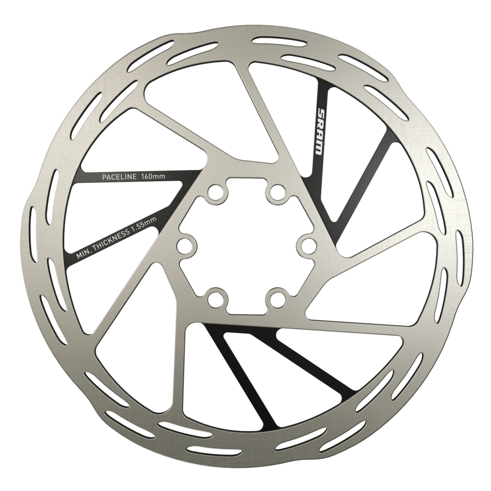 SRAM Paceline Rounded 6-Bolt Disc Brake Rotor 160mm Road Bike Gravel One Piece