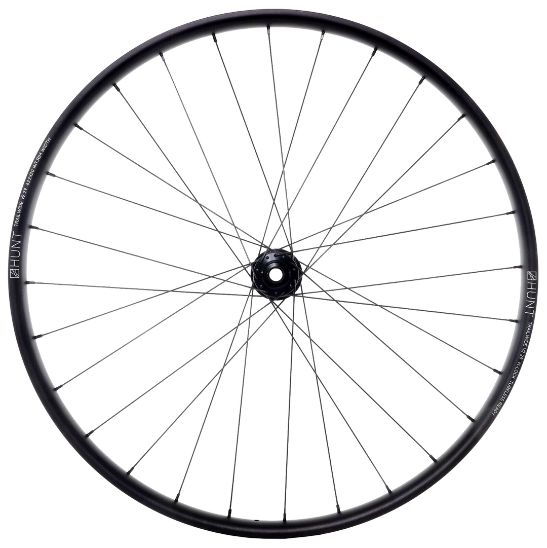 HUNT Trail Wide V2 MTB 29 Alloy Mtn Bike FRONT Wheel CL Disc 15x 110mm Gravel