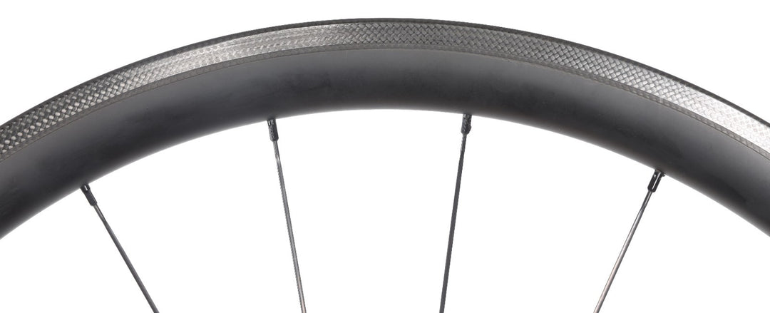 Parcours Grimpeur Carbon Road Bike FRONT Wheel Tubeless 700c Aero QR Rim Brake