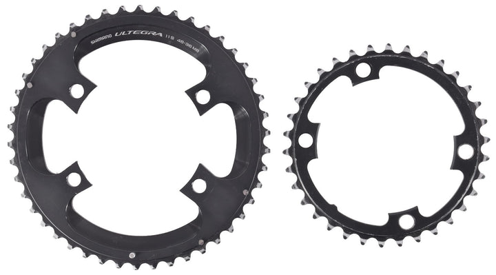 Shimano Ultegra FC-R6800 2 x 11 Speed Road Bike Chainring Set 46/36T Double CX