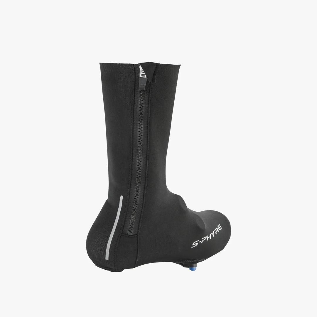Shimano S-Phyre Tall Shoe Cover LARGE EU 42-43 BLACK Road Bike Cycling WINDFLEX