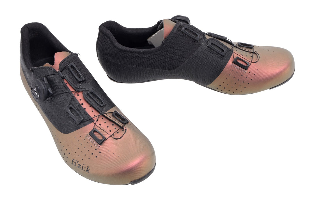 Fizik Tempo Overcurve R4 Carbon Road Bike Shoes EU 41 US Men 8.25 Iridescent 3B