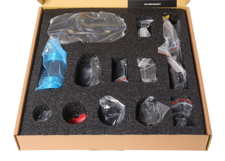 Factor Ostro Gravel Premium v1 Carbon Disc Frameset 54cm Olive CeramicSpeed 2023