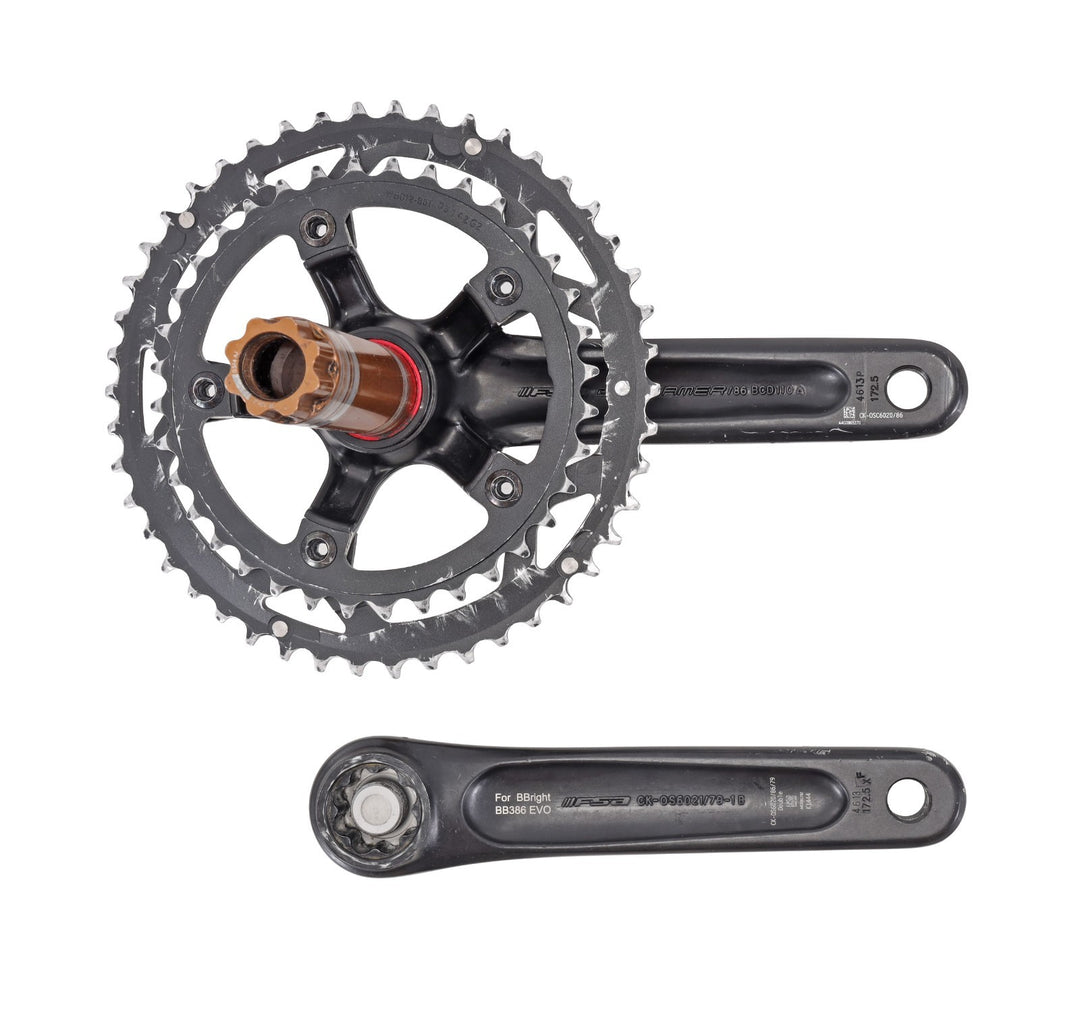 FSA Gossamer 2x 11 Sp Alloy Road Bike Crankset 172.5mm 46/36T 110 BCD CX Compact