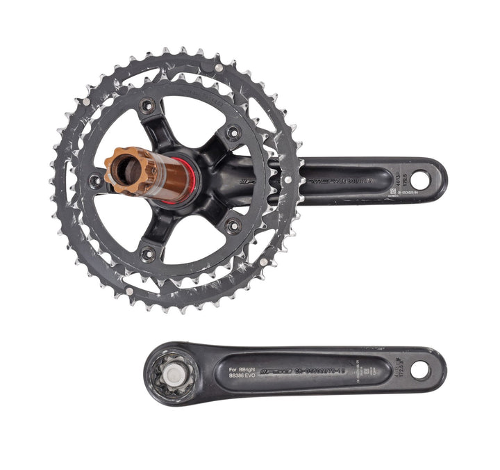 FSA Gossamer 2x 11 Sp Alloy Road Bike Crankset 172.5mm 46/36T 110 BCD CX Compact