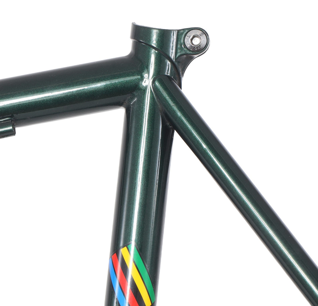 Torelli Corsa Strada Steel Road Bike Frameset 55cm Carbon Fork Green 700c Italy