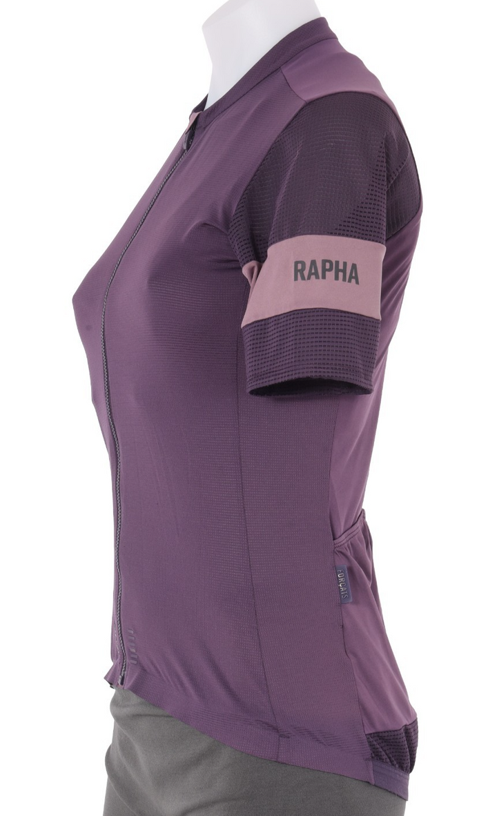 Rapha Pro Team Flyweight Short Sleeve Jersey Women MEDIUM Purple Road Bike