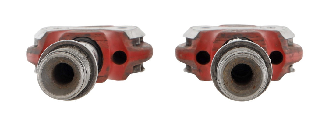Speedplay Zero Clipless Road Bike Pedals RED 53mm Stainless 4 Bolt Tri Race TT