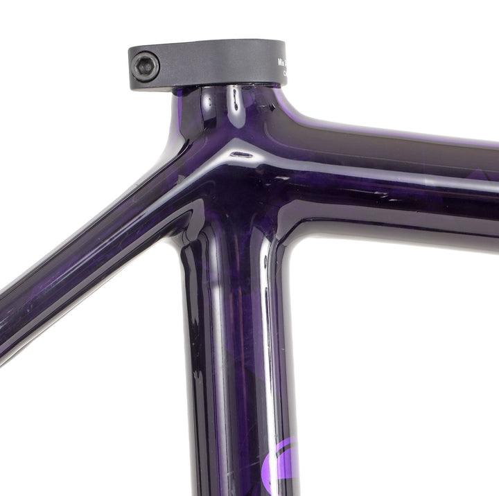 Crumpton Carbon Road Bike Frameset 49cm Custom Purple Rim Brake QR Race Di2 2015