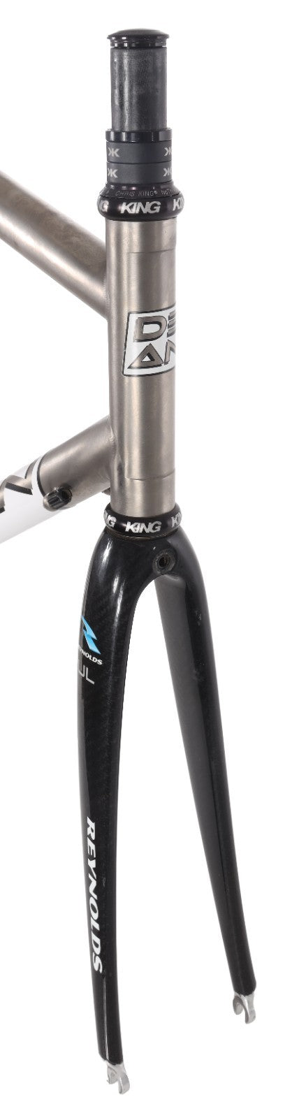 DEAN Bikes El Diente Titanium Road Frameset 56cm Carbon Fork QR Rim Brake USA