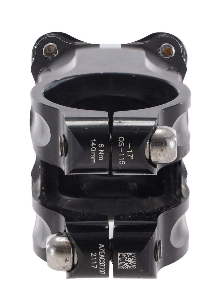 FSA Team Issue Alloy Road Bike Stem 31.8x 140mm w/ Carbon Plate 17º Black 1-1/8"