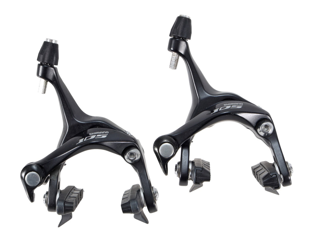 Shimano 105 BR-5700 Road Bike Rim Brake Caliper SET BLACK Dual Pivot Alloy
