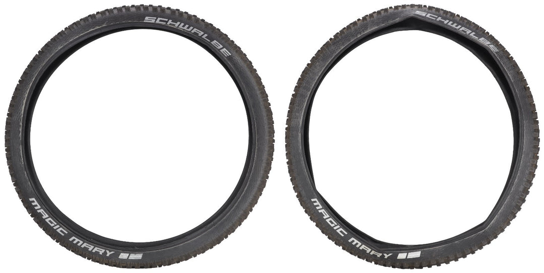 Schwalbe Magic Mary Bike Park Addix Wire Bead Mtn Tire 29 x 2.4" PAIR w/ Tubes